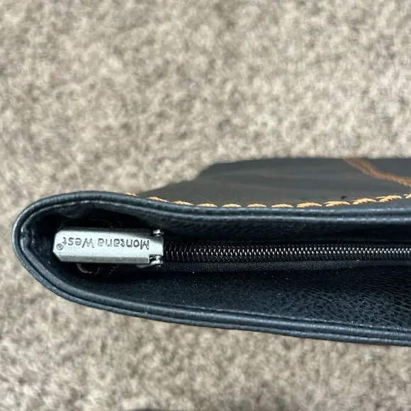 Montana West Black and Brown Shoulder Bag - Picture 11 of 14